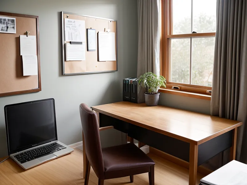 Écran à douze chiffres d'une calculatrice de bureau posée sur un bureau en bois, outil pratique pour la gestion d'une auto-entreprise