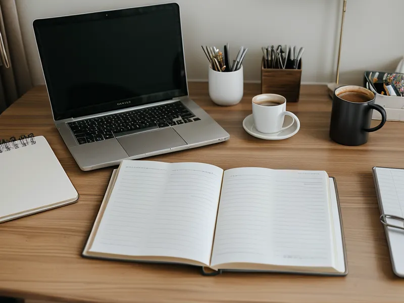 Main agrafant un justificatif dans un classeur de comptabilité, exemple d'organisation de bureau pour la gestion administrative d'une micro-entreprise