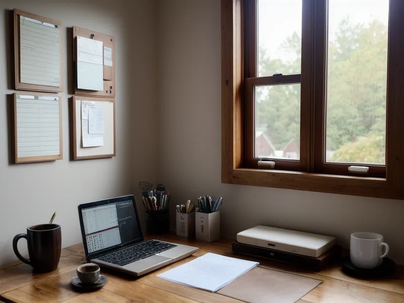 Mains feuilletant une formation gestion imprimée en PDF, annotée au stylo