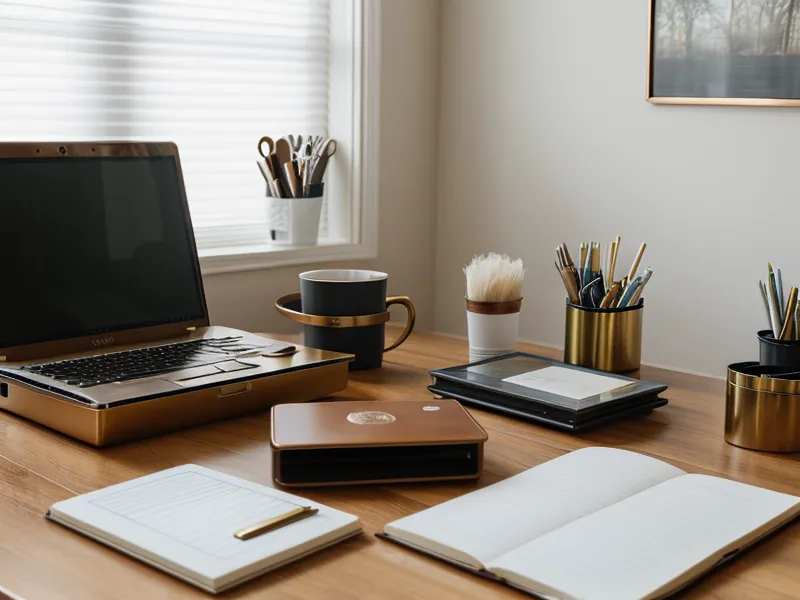Clavier externe séparé et écran d'ordinateur portable surélevé sur un support, exemple de matériel informatique ergonomique