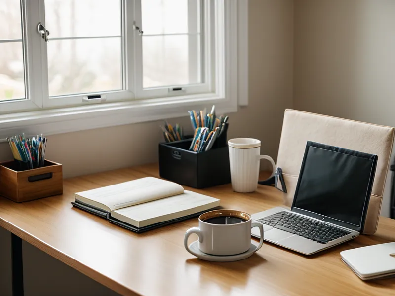 Chaise de bureau ergonomique utilisée pour la gestion quotidienne d'une activité d'auto-entrepreneur