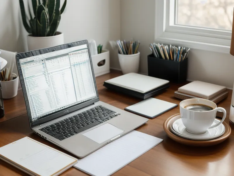 Quelle formation gestion pour piloter son activité après le lancement — auto-entrepreneuse organisant sa comptabilité simplifiée