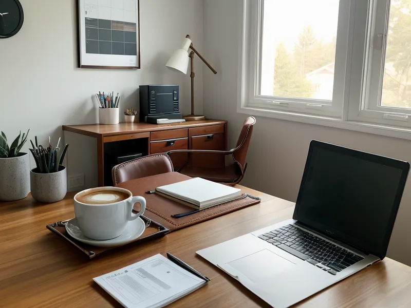 Auto-entrepreneuse remplissant son livre des recettes à la main, gestion indépendante au quotidien